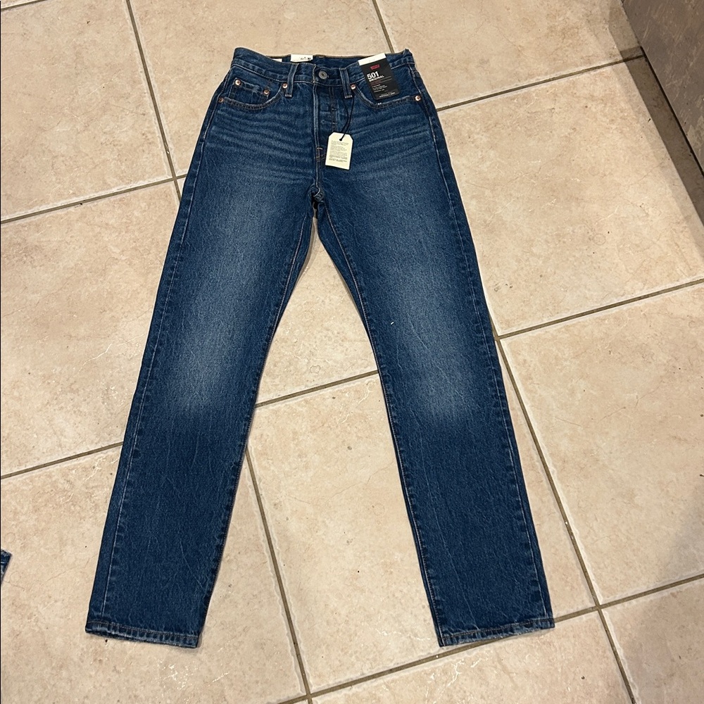 Levi's High Rise 501 Original Jeans -Size 25- NWT